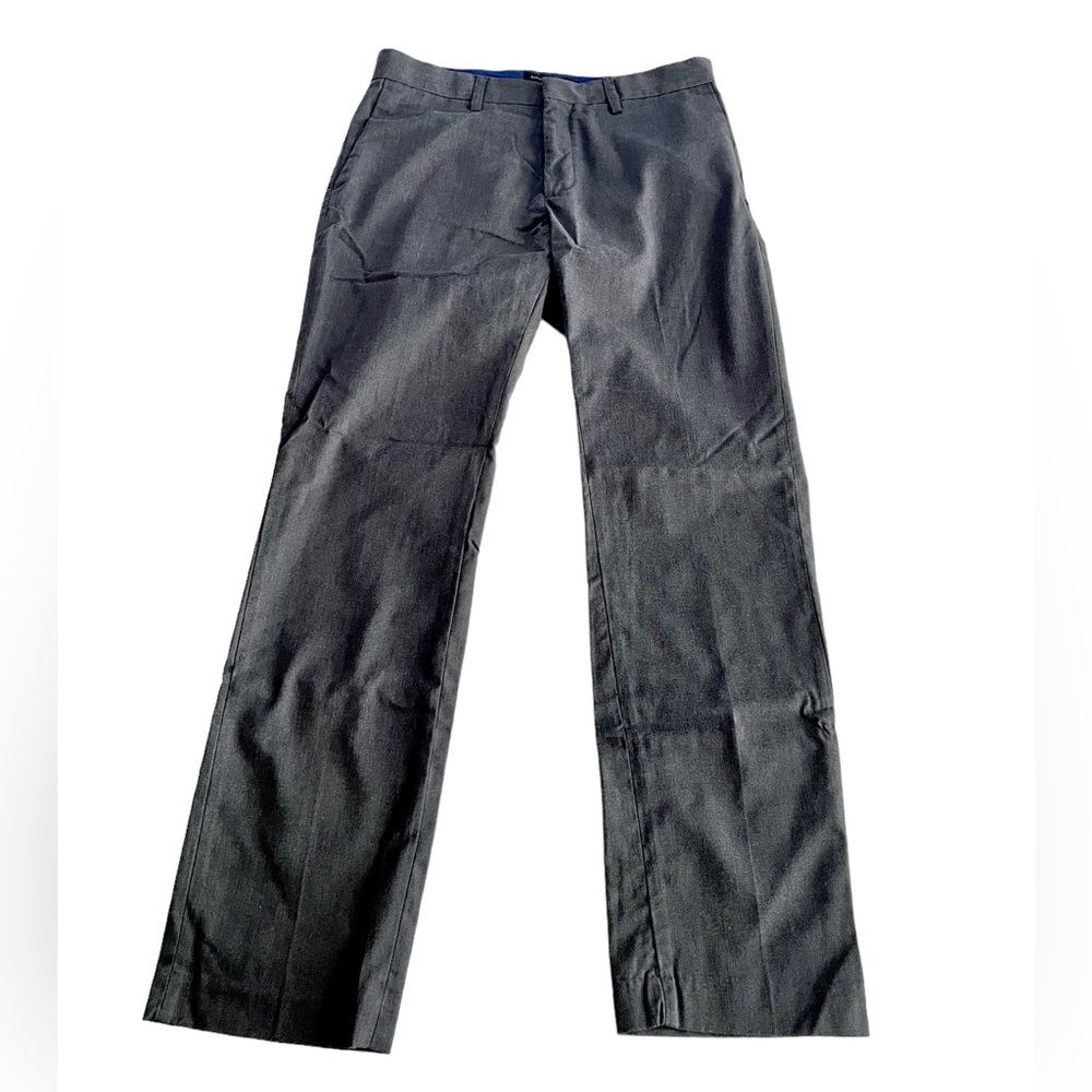 Banana Republic Non-Iron Tailored Slim Fit Mens Navy Blue Pants 32x32
